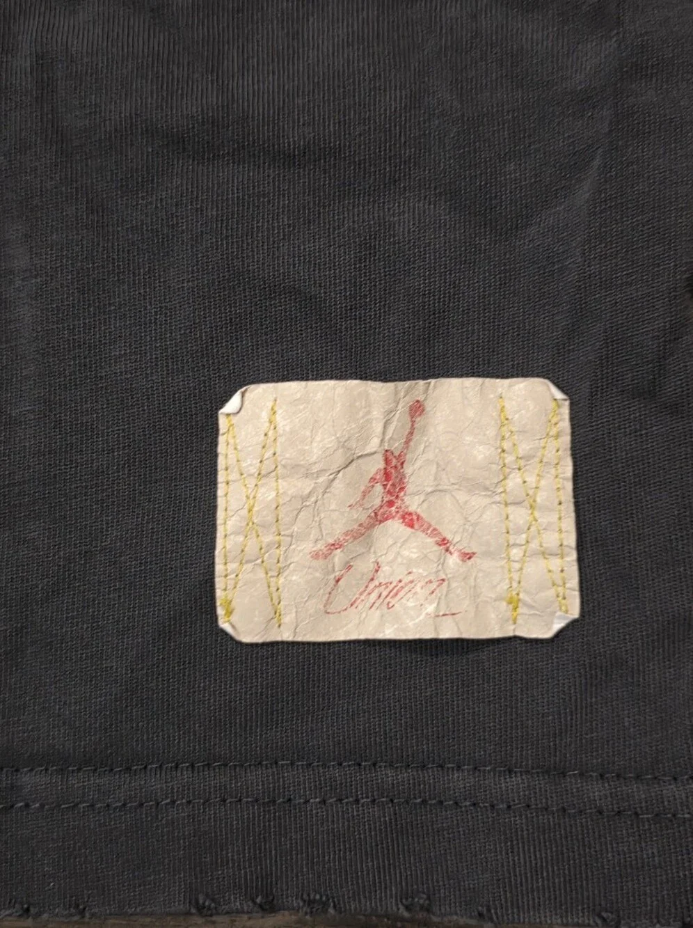 Union X Air Jordan long-sleeve tee black off